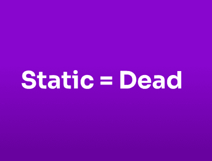 Static pages are dead - post cover