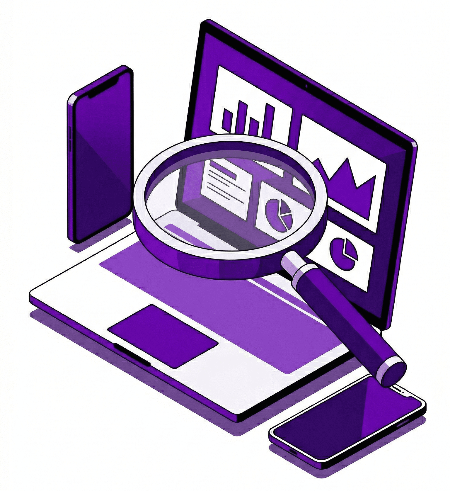 Grafika audytu strony www